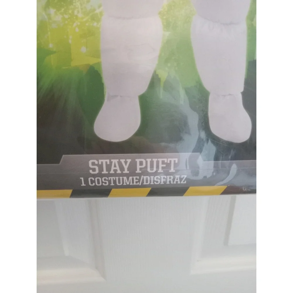 Ghostbusters Movie Inflatable Stay Puft Marshmallow Man Kids Costume Size 10 New - Picture 13 of 14